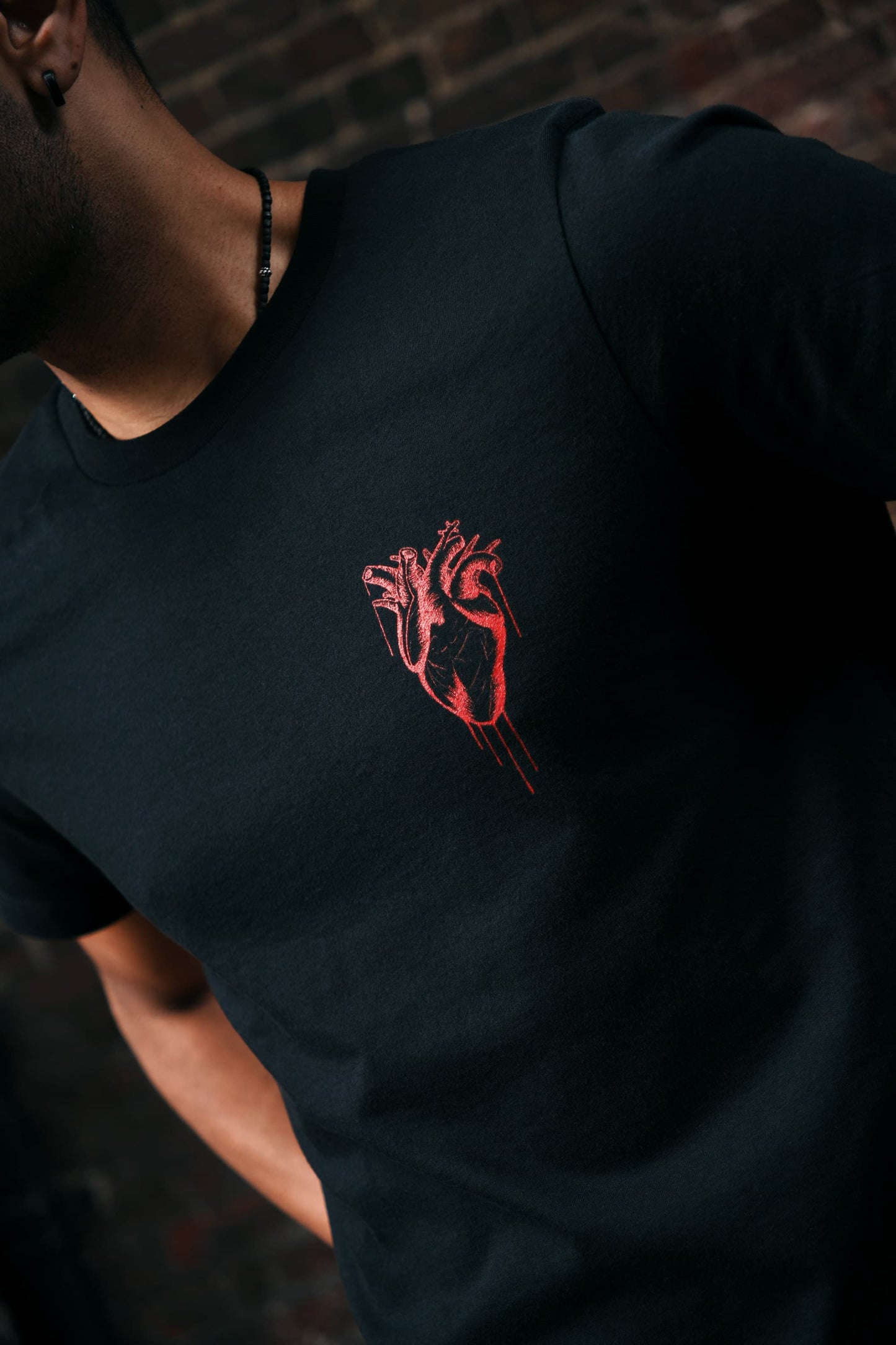 FIGHT FOR SOMETHING - Black T-shirt