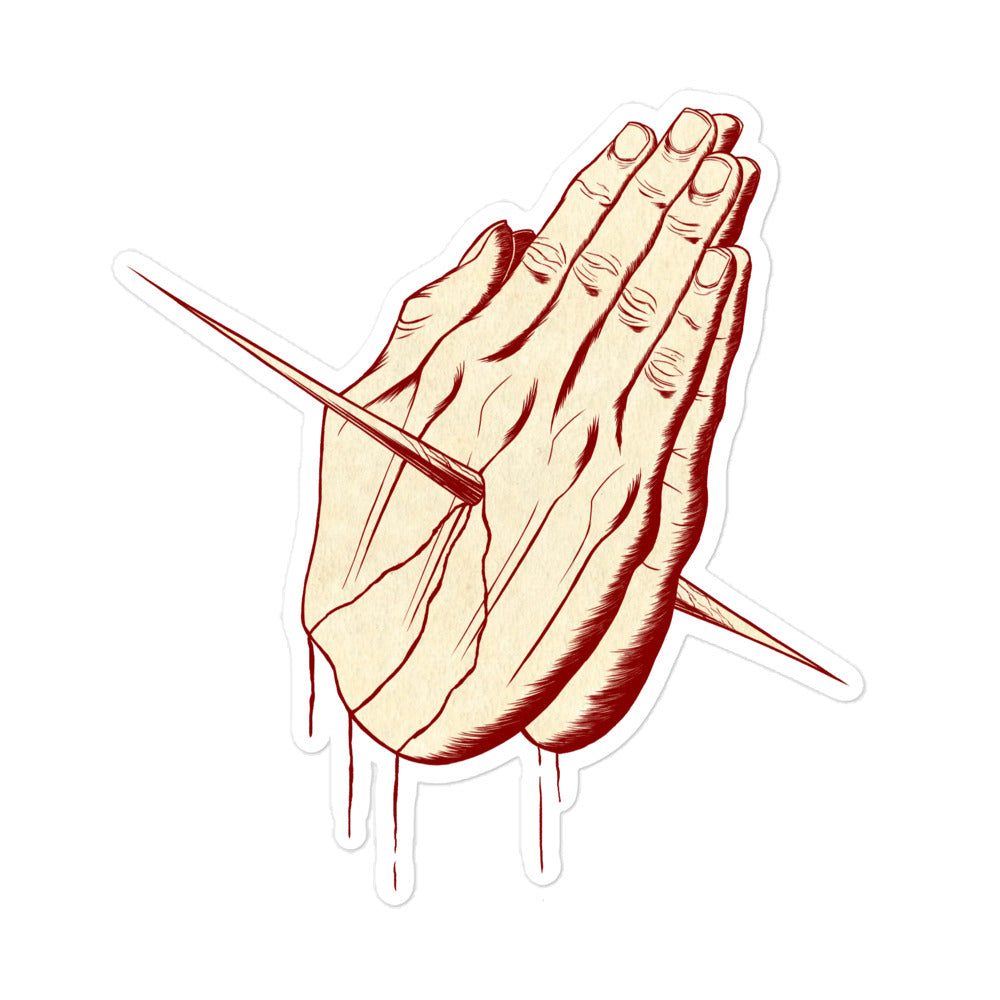 Penance sticker - Ancient grain texture