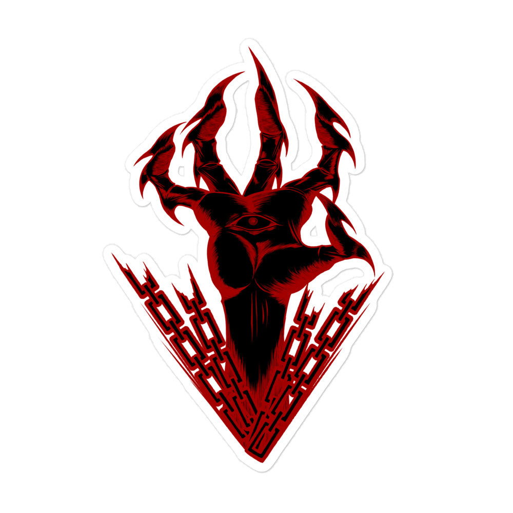 Unleashed sticker - Black varient