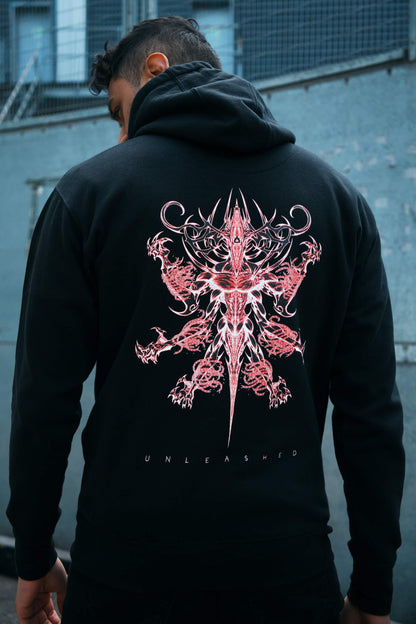 UNLEASHED - Black Blaze Hoodie