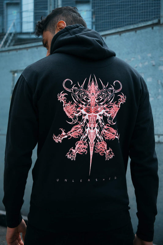 UNLEASHED - Black Blaze Hoodie
