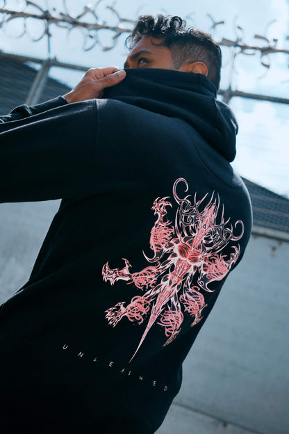 UNLEASHED - Black Blaze Hoodie