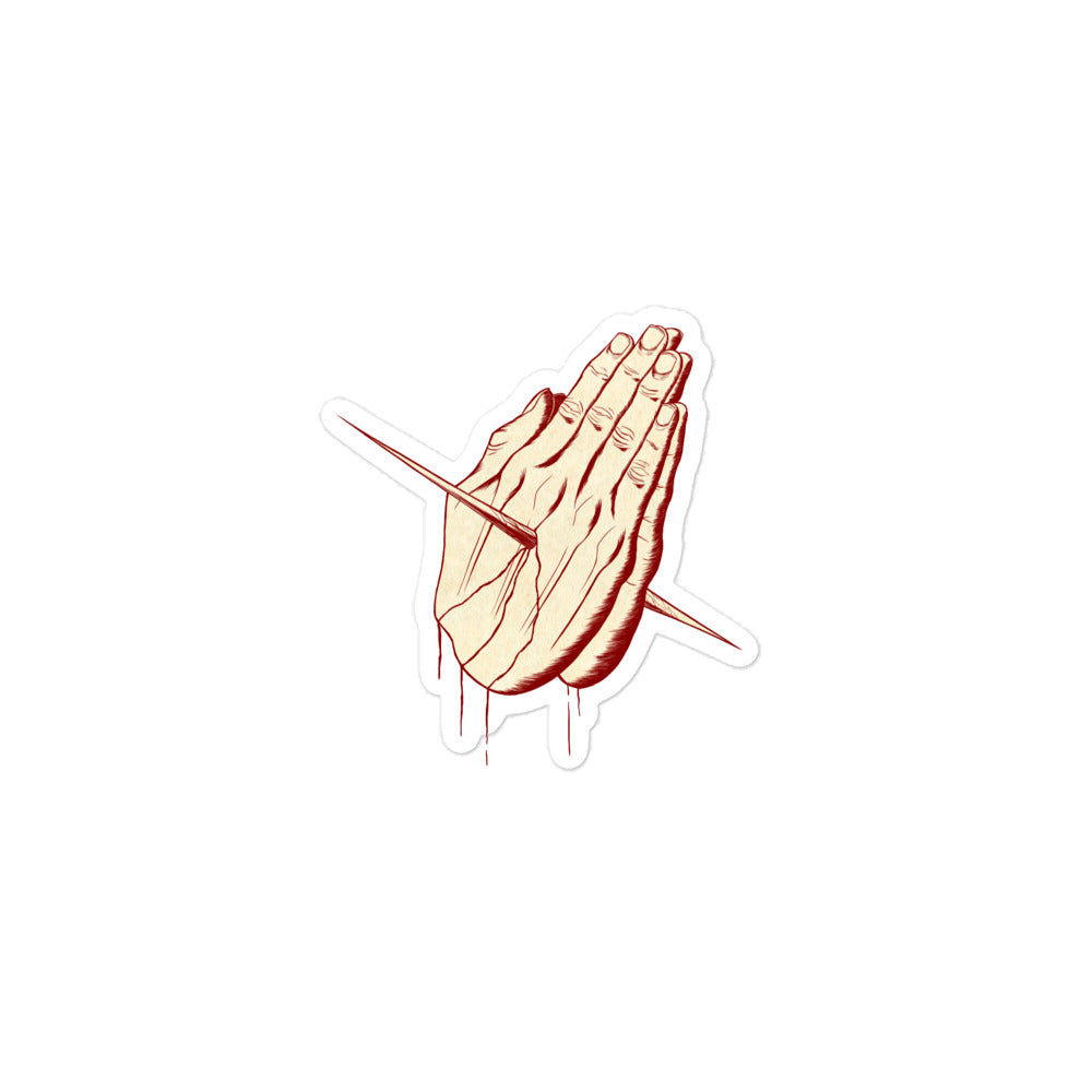 Penance sticker - Ancient grain texture