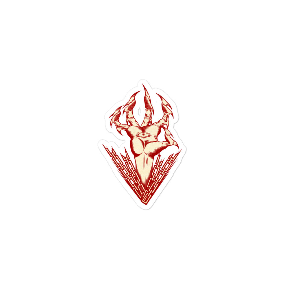 Unleashed sticker - Ancient grain texture