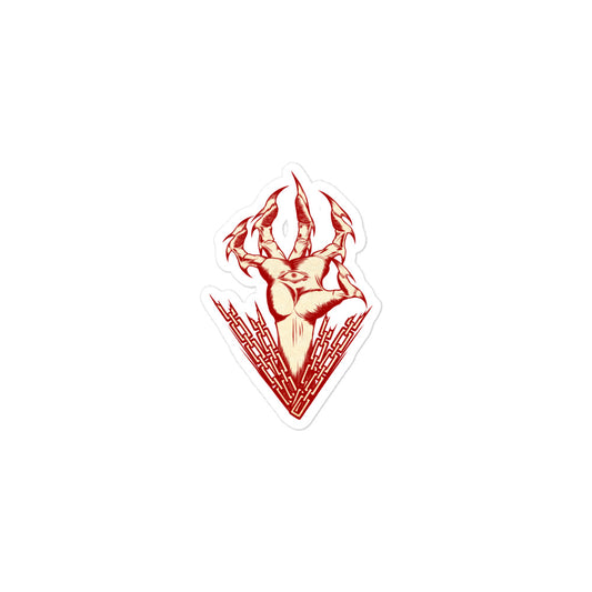 Unleashed sticker - Ancient grain texture