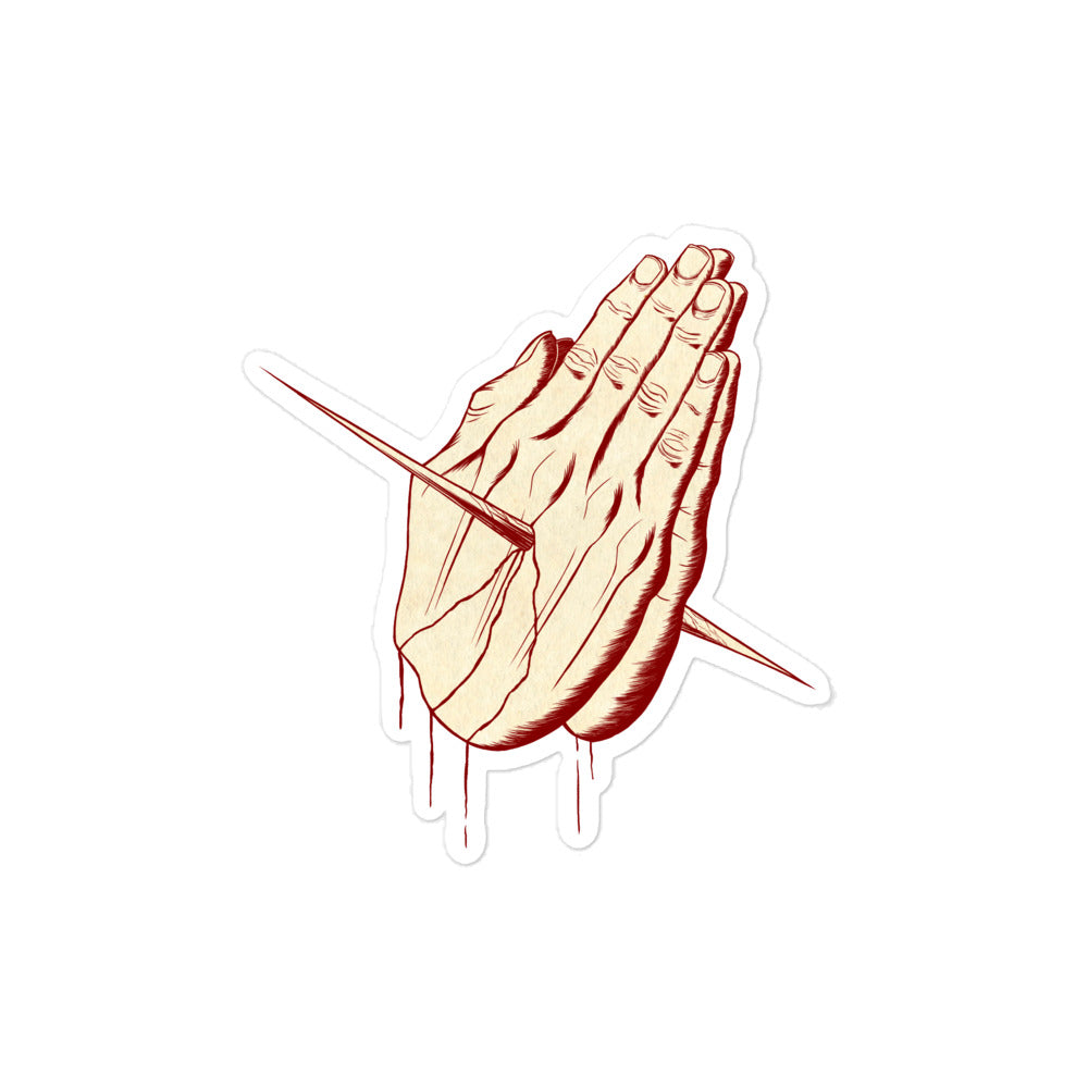 Penance sticker - Ancient grain texture