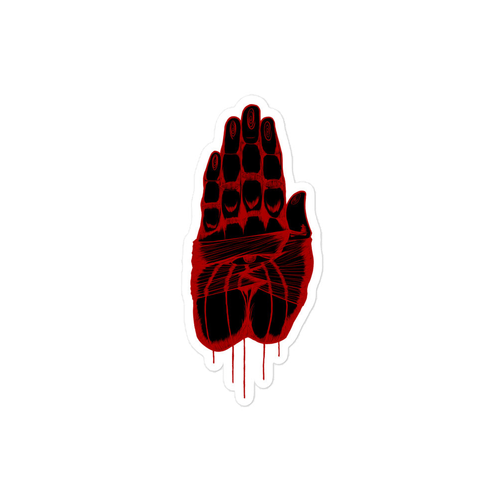 Bleeding blessing sticker - Black Varient