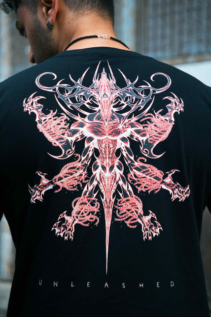UNLEASHED - Black Blaze T-shirt