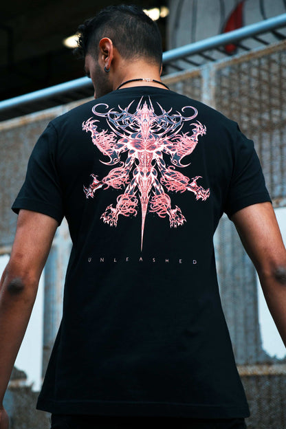 UNLEASHED - Black Blaze T-shirt